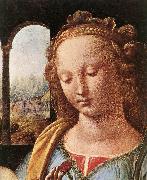 LEONARDO da Vinci Madonna with a Flower (Madonna Benois) g oil